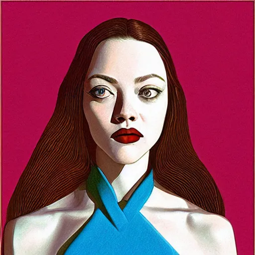 Image similar to “ amanda seyfried retro minimalist portrait by jean giraud, moebius starwatcher comic, 8 k ”