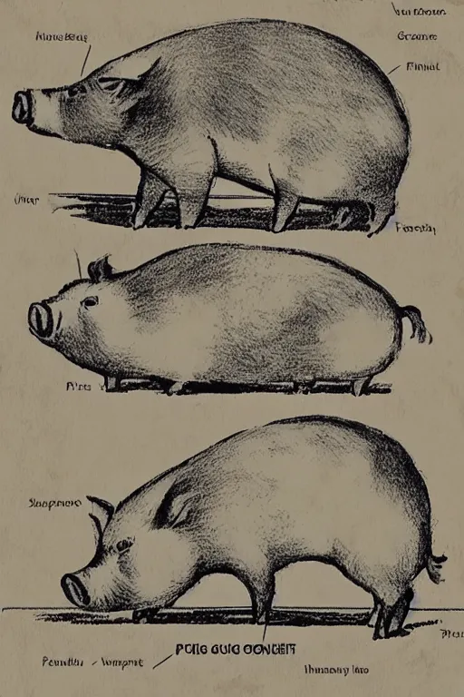 Prompt: “Pig Diagram”