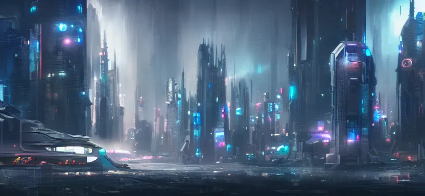 Image similar to a futuristic city in space, cyberpunk, by juan ortiz 8k,