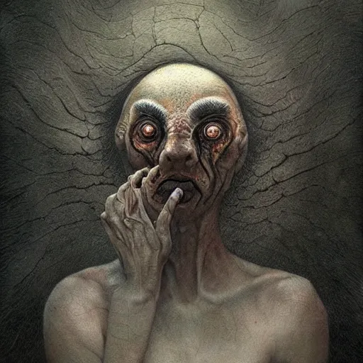 Image similar to a hyperrealistic painting of a psychedelic dream, by anton semenov and santiago caruso, highly detailed, vivid color,