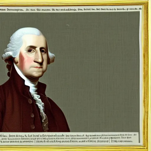 Prompt: george washington as a modern president