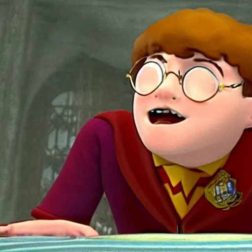 Prompt: harry potter and the sorcerer's stone, animated by pixar in 3 d hd