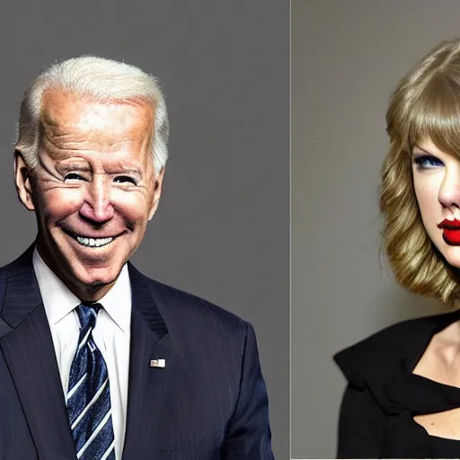 Prompt: taylor swift as joe biden by lya repin by simon stalenberg, photorealistic, expressionism,