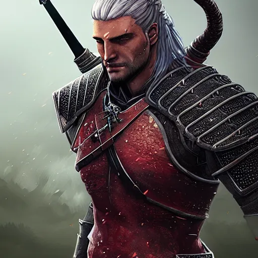 Geralt of Rivia in Dark Souls, screenshot, ps3