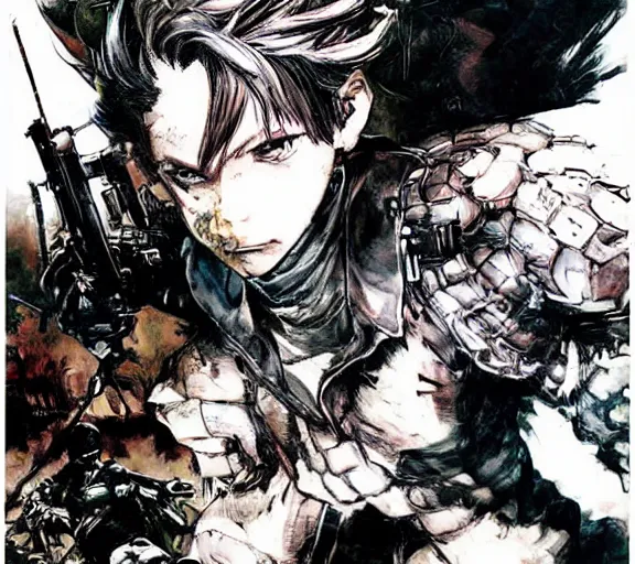 Prompt: graphic novel cover art a 5 years old boy boy killing a dragon, artwork by yoji shinkawa, poster cover art