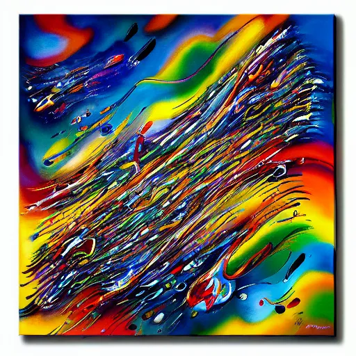 Image similar to an ultra realistic painting of melting surrealism calligraphy, new, splatter, pollock, kandinsky, abstract, high quality! 4 k