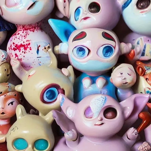 Image similar to a contemporary ceramic sculpture by hikari shimoda