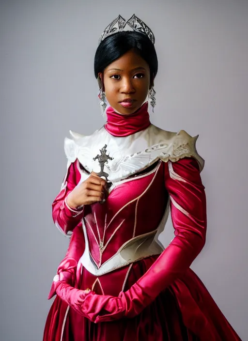 Image similar to a full portrait photo of real - life princess garnet final fantasy, f / 2 2, 3 5 mm, 2 7 0 0 k, lighting, perfect faces, award winning photography.