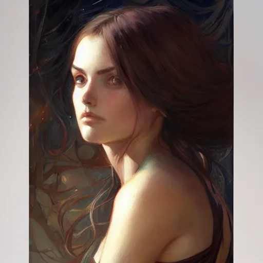 Image similar to a painting in the style of charlie bowater, and in the style of donato giancola, and in the style of john william waterhouse. smooth, sharp focus.