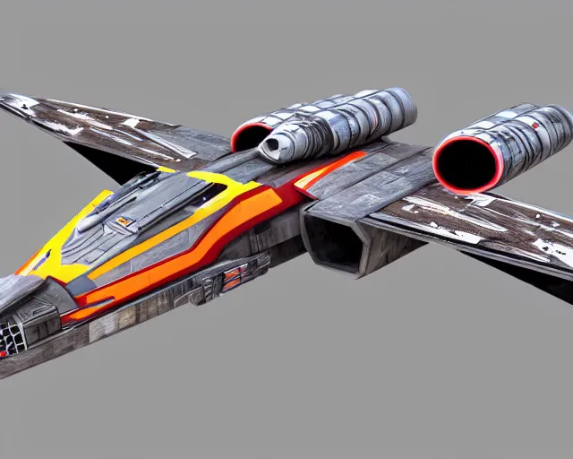 Prompt: Star wars podracer with anime livery, digital art, HD, ultra realistic, 4k,