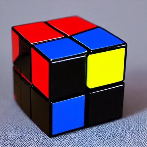 Image similar to a skull shaped rubik's cube