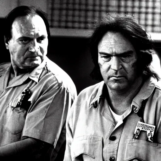 Image similar to a predator replaces chief bromden in one flew over the cuckoo's nest, still movie shot