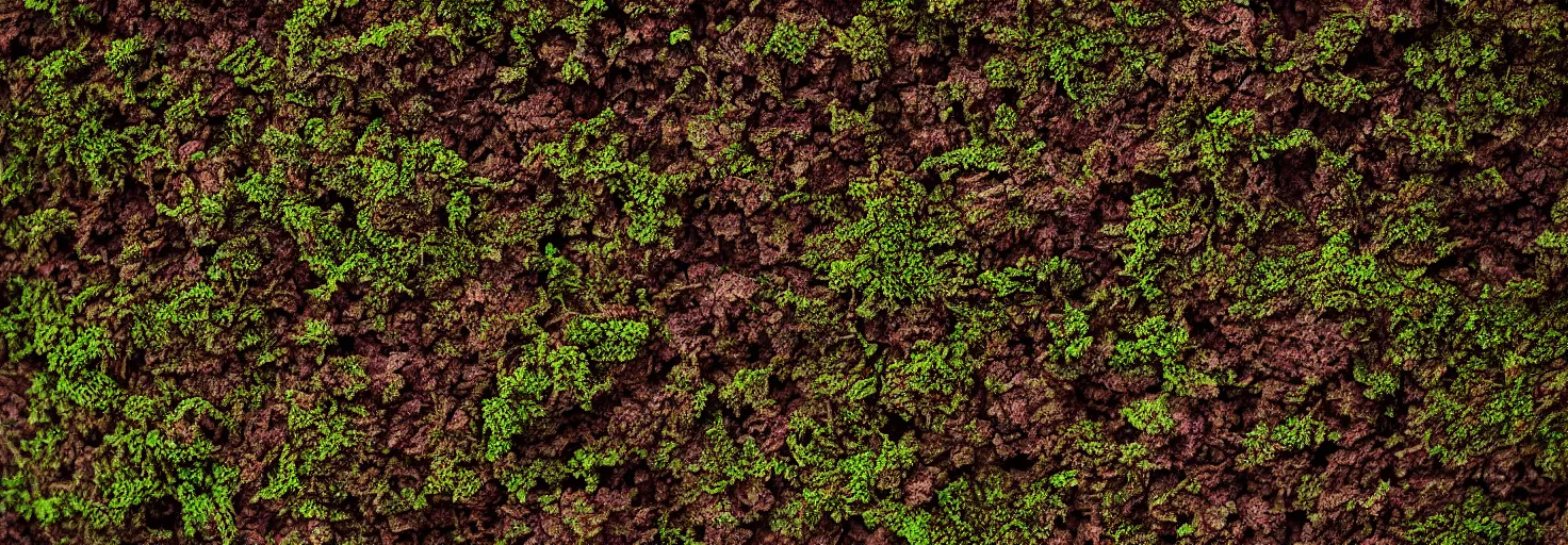Image similar to a dirt earth moss stone texture, brown, megalophobia, digital art, striking, brightly lit, Wes Anderson, Poster, cinematography, masterpiece
