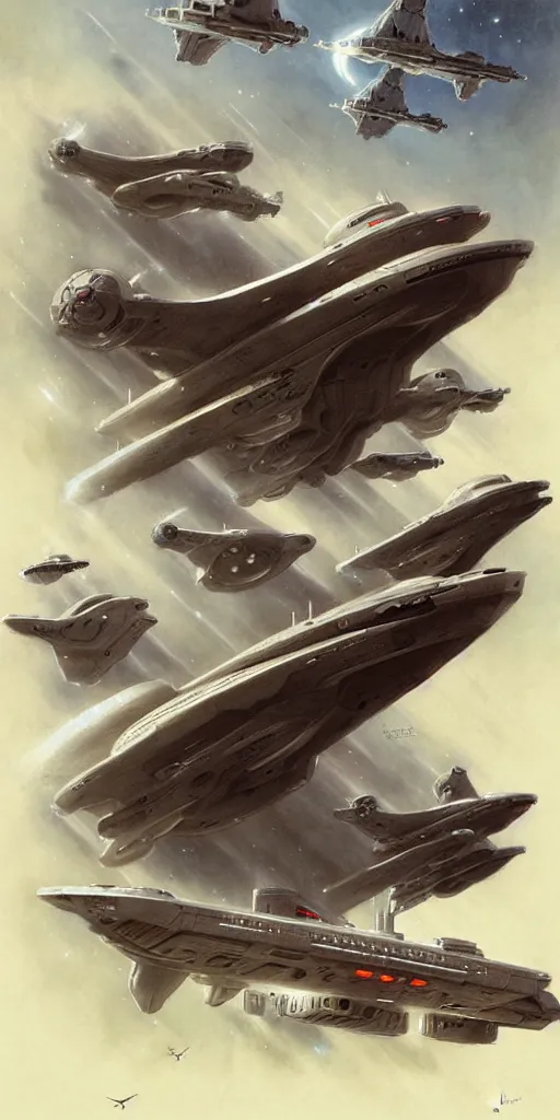 Image similar to starfleet, by jean - baptiste monge