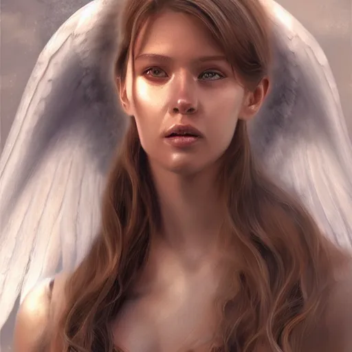 Image similar to Biblically accurate angel, artstation, digital art, detailed, realistic