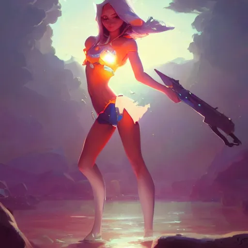 Prompt: a beautiful daisy duke, concept art by pete mohrbacher and guweiz and ilya kuvshinov, digital art, highly detailed, intricate, sharp focus, trending on artstation hq, deviantart, unreal engine 5, 4 k uhd image