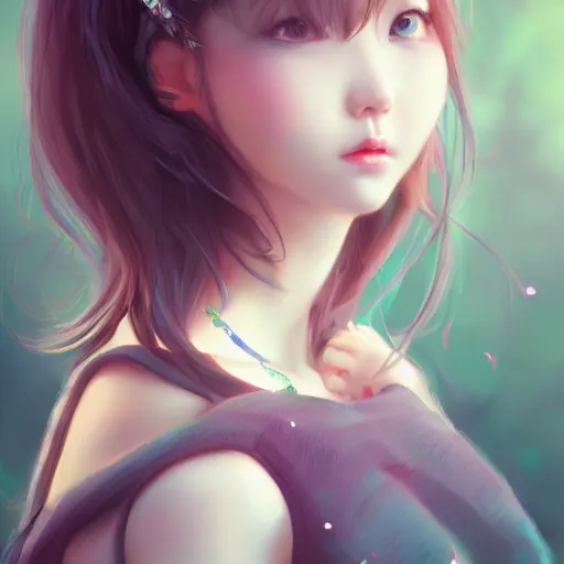 Image similar to cute girl art drawn full HD 4K highest quality realistic beautiful gorgeous natural artstyle by WLOP, Taejune Kim, yan gisuka, JeonSeok Lee, artgerm, Ross draws, zeronis, Chengwei Pan on artstation