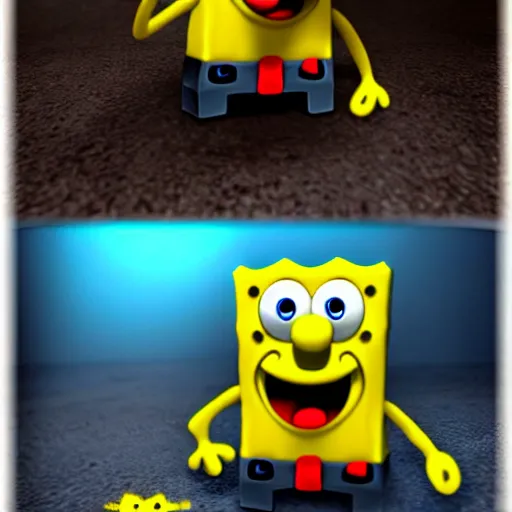 Prompt: sponge bob, warhammer 4 k, futuristic, miniatures. high details, photorealistic, cinematic, artstation trending, realistic.