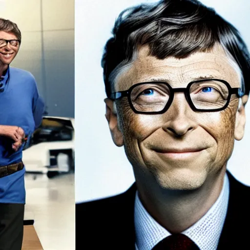 Image similar to Bill Gates as the T-1000