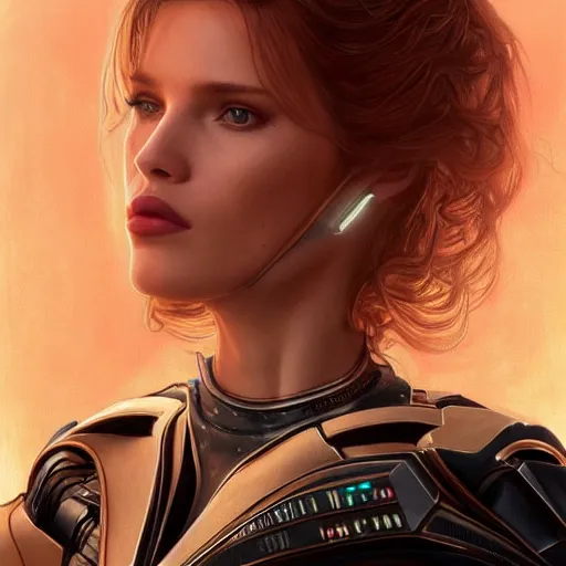 Prompt: ultra realistic illustration, bella thorne as borg 7 of 9 from star trek, intricate, elegant, highly detailed, digital painting, artstation, concept art, smooth, sharp focus, illustration, art by artgerm and greg rutkowski and alphonse mucha