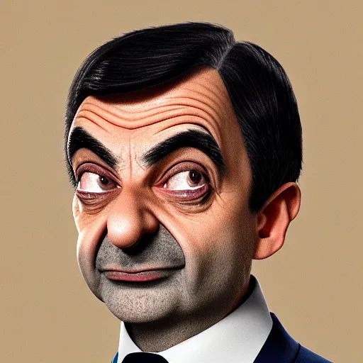 Image similar to mr bean mugshot