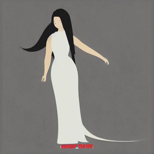 Image similar to women avatar minimalist wearing marriage dress,