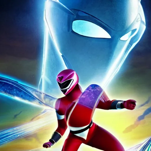 Prompt: The secret seventh power ranger, digital animation movie still photography from the show Power Rangers New Generation, Pixar studio