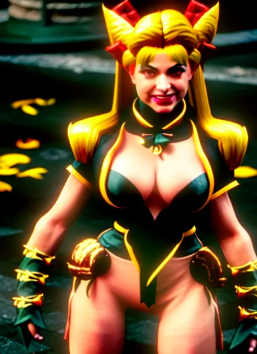 Image similar to bowsette in mortal kombat 1 1, ps 5 screen capture, 4 k