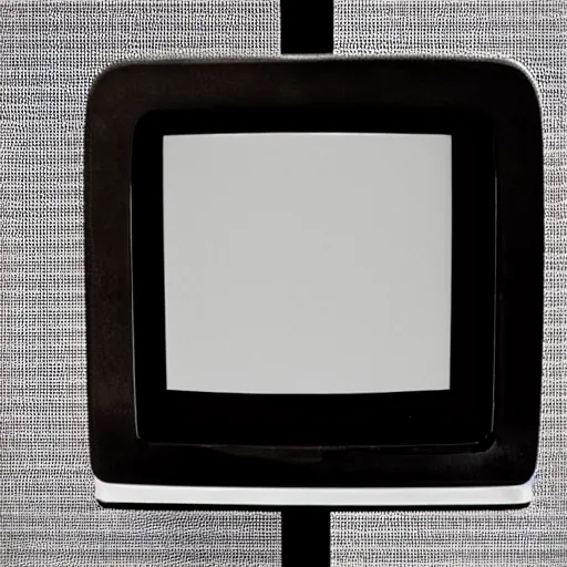 Prompt: magnet pressed against a crt tv screen