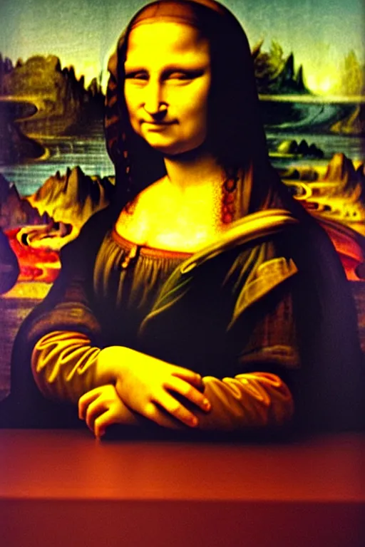 Image similar to Homer Simpson as Mona Lisa,