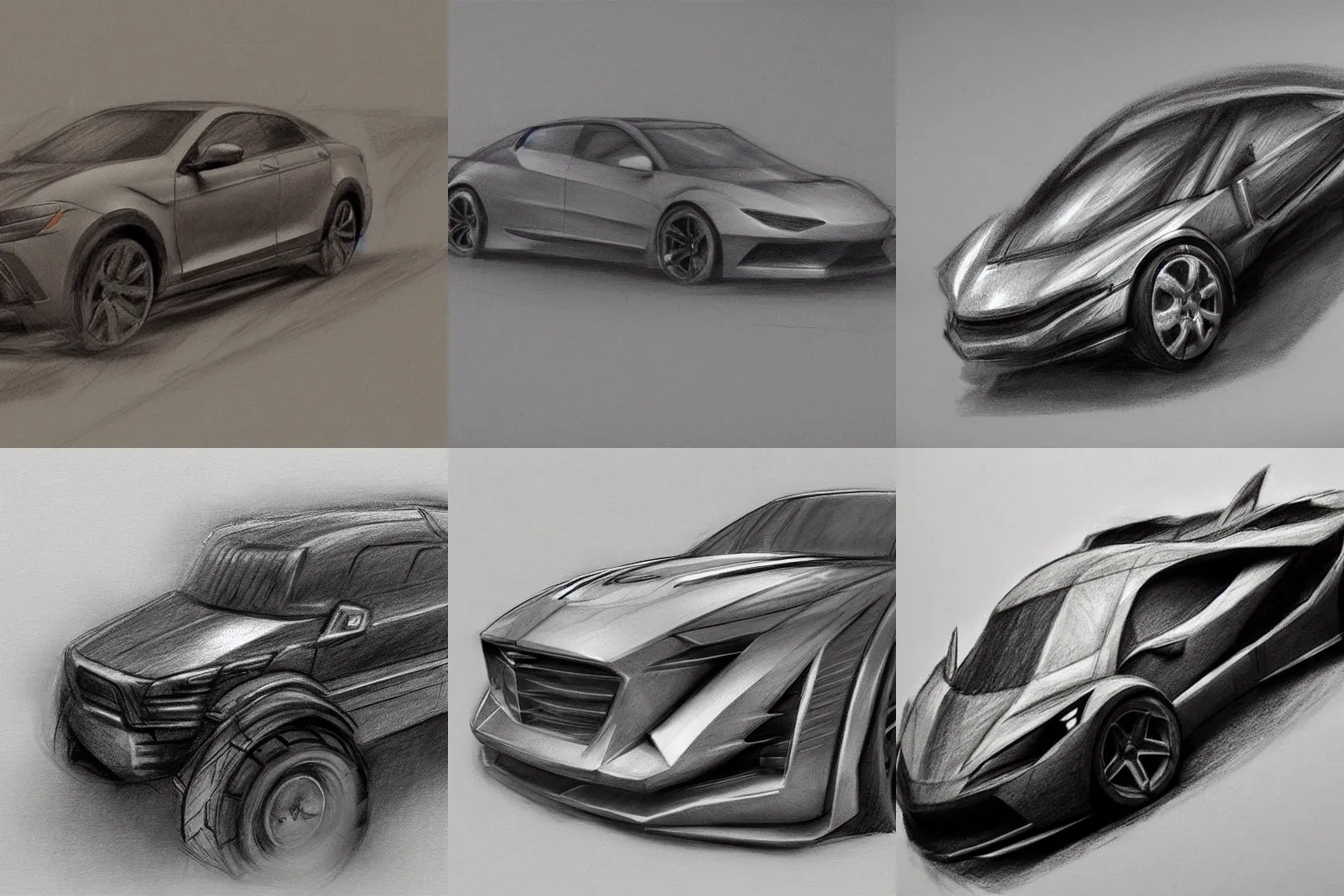 a design sketch of a volkswagen concept car :: in the | Stable Diffusion