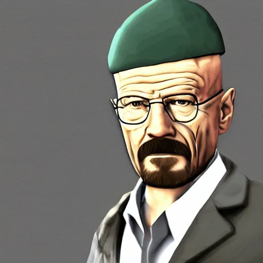 Image similar to walter white in counter strike