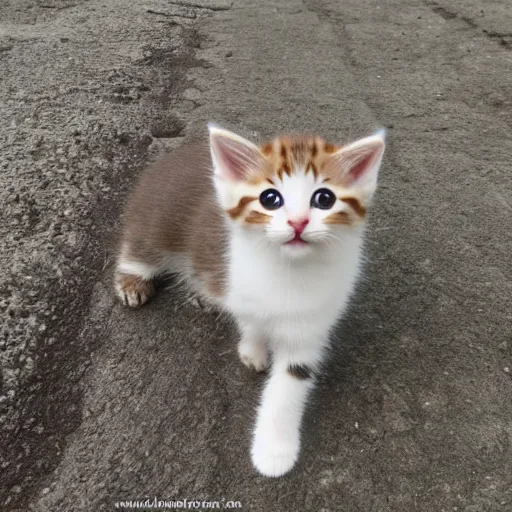 Image similar to a cute kitten in liuqiu island