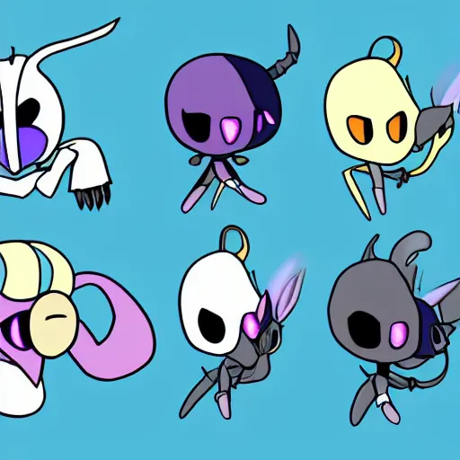 Image similar to hollow knight character, steven universe style, cartoonish