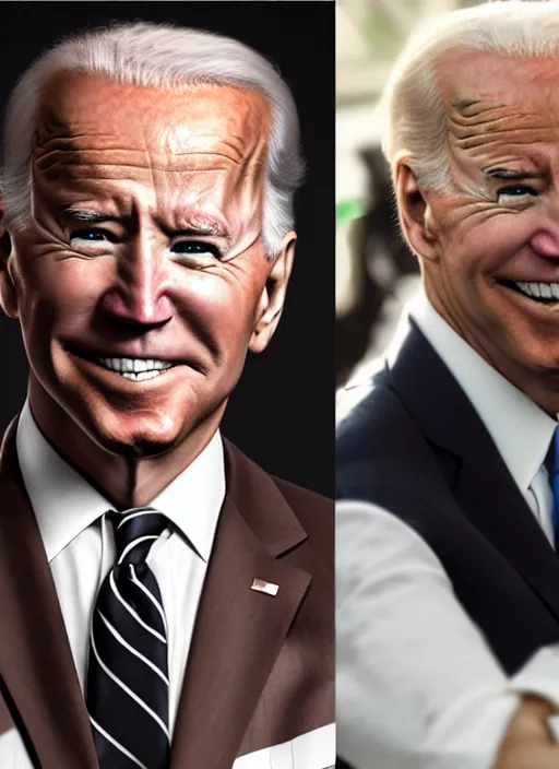 Prompt: joe biden, league of legends character select art, digital art, octane render