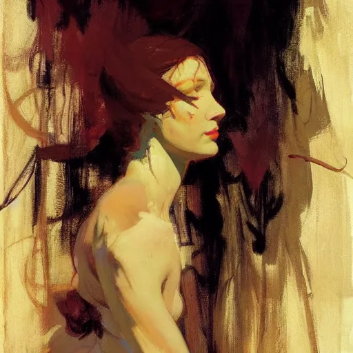 Image similar to liminal, intricate, elegant, highly detailed, greg manchess, mucha, liepke, ruan jia, jeffrey catherine jones, ridley scott