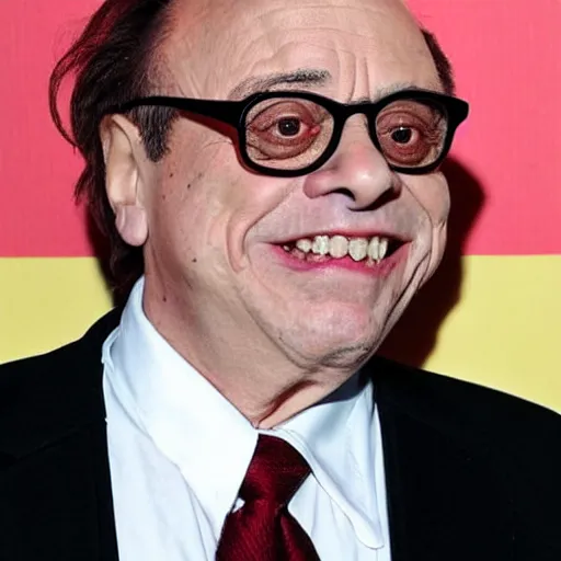 Prompt: Danny DeVito and Steve Buscemi merged into a single person