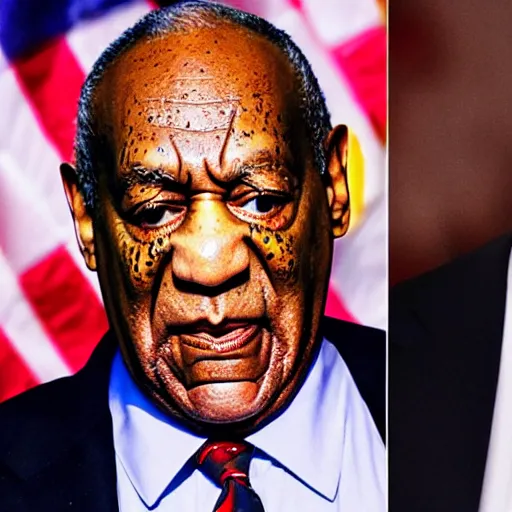 Image similar to bill cosby cosplaying as nancy pelosi