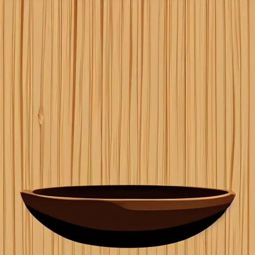 Image similar to wooden bowl, sawblade, vector art