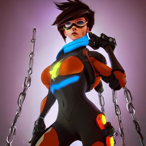 Overwatch: Tracer by Jazz Siy Art