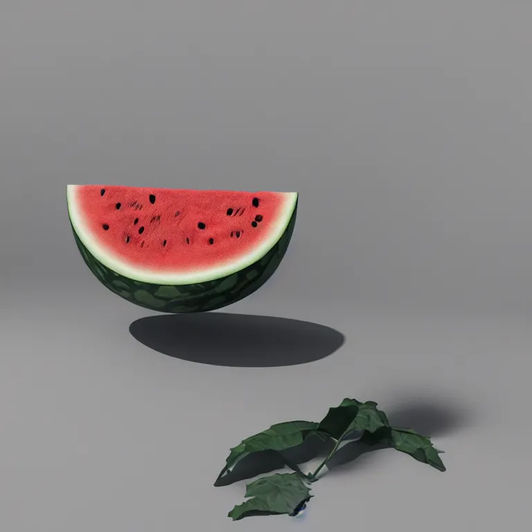 Prompt: still life watermelon by beeple, octane render, cgsociety