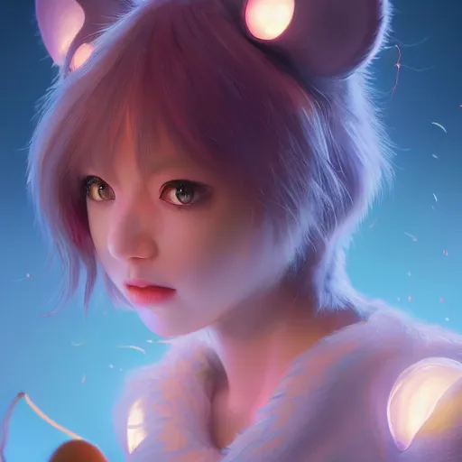 Prompt: A portrait of UwU Neko Girl, huggy wuggy from poppy playtime video game, fullbody, ultra high detailed, glowing lights, oil painting, Greg Rutkowski, Charlie Bowater, Beeple, unreal 5, DAZ, hyperrealistic, octane render, RPG portrait, dynamic lighting, fantasy art, beautiful face