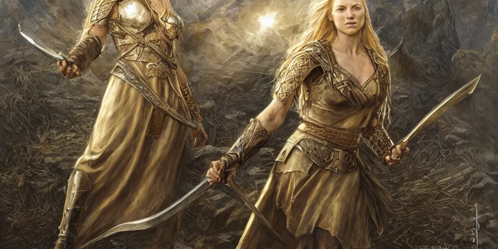 beautiful princess shieldmaiden Eowyn of Rohan by Mark