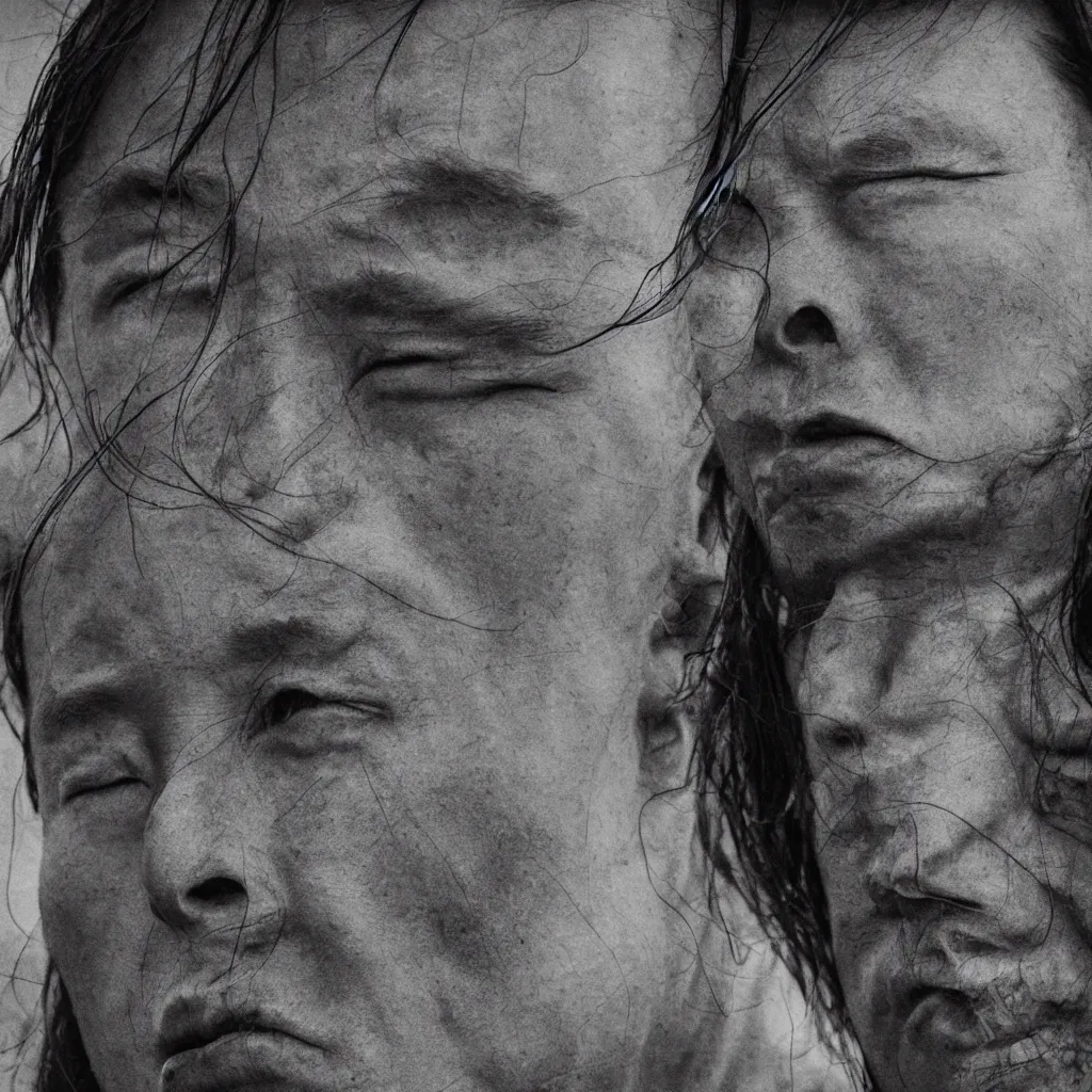 Image similar to ancient mongolian elon musk, close up, cinematic, moody