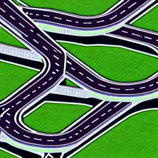 Prompt: a highway designed by mc escher, hyper - detailed, hd, 4 k 8 k