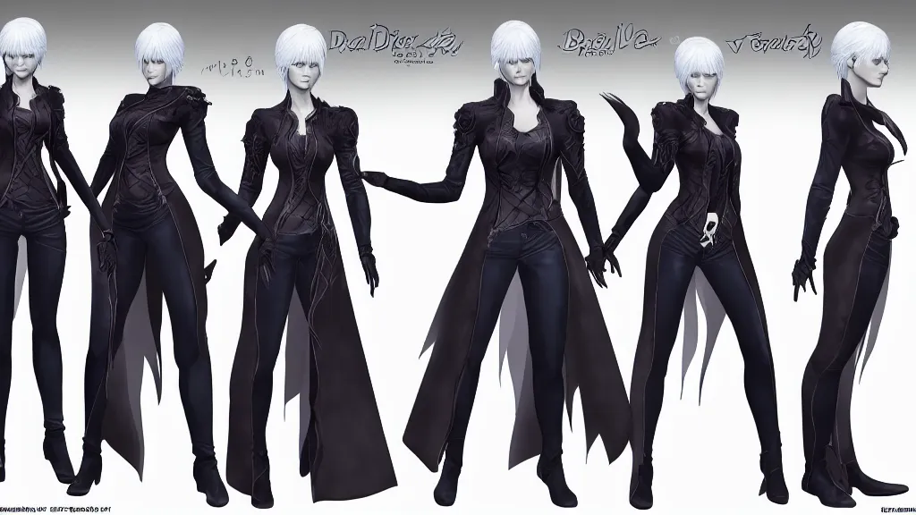 ArtStation - Lady Devil may cry 3