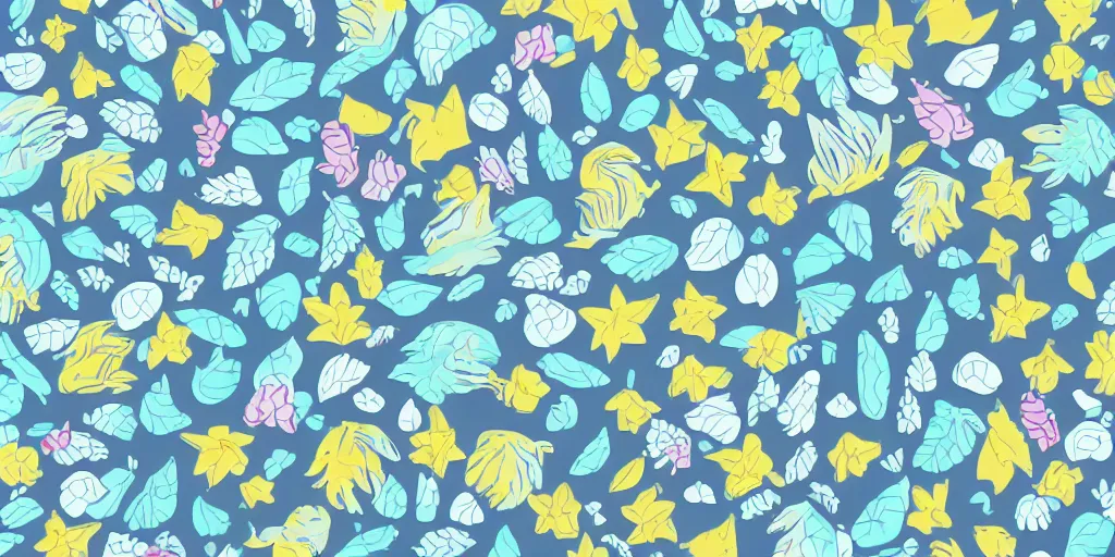 Image similar to chill summer pattern by trigger animation