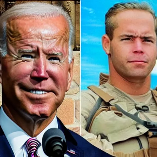 Image similar to G.I. Joe Biden