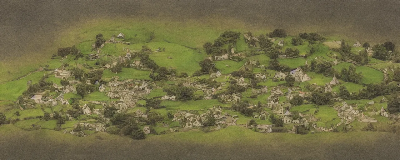 Image similar to a highly detailed photograph of The Shire