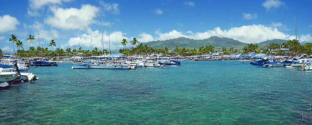 Image similar to 35mm photo Lahaina Harbor, Maui, Hawaii, ocean and sky by June Sun